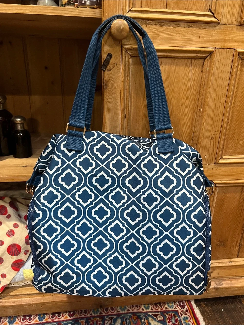 Sarah Wells stylish navy